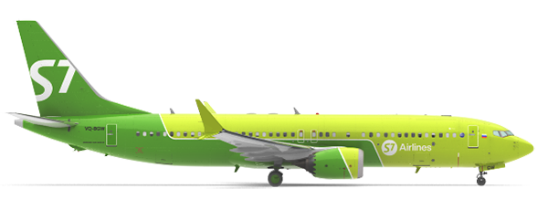 Авиарейс S7 1125 S7 Airlines Москва — Анапа